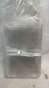 lot 332 image: Clear Plastic Trading Card Holder Cases -Lot of 8