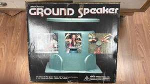 lot 341 image: Omnispeaker Ground Speaker Model CP100T 100 Watt Outdoor