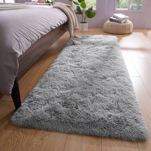 lot 1013 image: YJ.GWL Shag Runner Rug Non Slip, 2x6 Feet Grey  - Retail $13