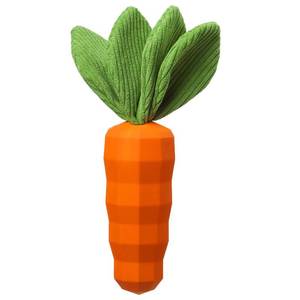 lot 1058 image: MewaJump Dog Squeaky Chew Toys for Aggressive Chewers, Rubber Carrot Dog Toys for Training and Cleaning, Durable Interactive Tough Dog Toy for Puppy Medium Dogs - Retail $10