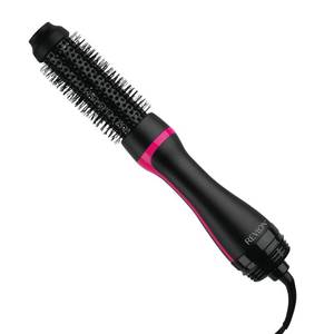 lot 1102 image: REVLON One-Step Root Booster Round Brush Hair Dryer and Styler, 1.5 Barrel - Retail $43