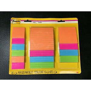 lot 1129 image: Variety Pack Of Post-It Notes For Office Or School - Retail $25