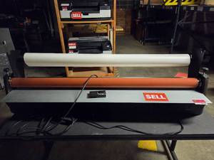 lot 18524 image: Large Format Laminating Roller Applicator Machine