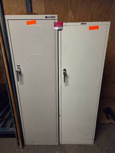 lot 18526 image: Plan Hold Storage Cabinets - Set of 2