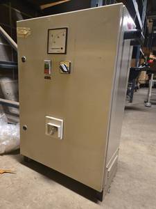 lot 18542 image: Siemens Industrial Electrical Control Panel Cabinet 150A Ammeter