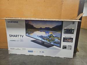 lot 18554 image: 55in - Samsung Smart TV 6 Series 620 - Model UN55J6201AFXZA