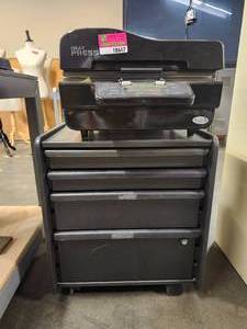 lot 18617 image: Tool Cabinet and Printer