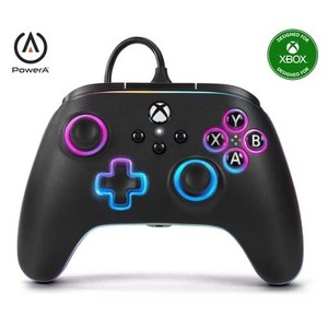 lot 23167 image: PowerA Advantage Wired Controller for Xbox Series XS with Lumectra   Black