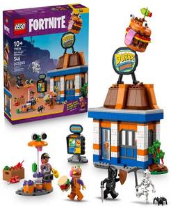 lot 23404 image: LEGO  Fortnite Durrr Burger Restaurant Kids Toy 77076, 546 Pieces - Multi - No Size