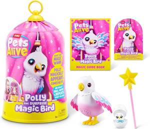 lot 1025 image: Pets Alive Polly The Magic Bird by ZURU, Robotic Toy Pet Bird