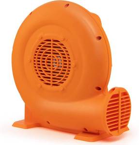 lot 1026 image: Costzon Air Blower, 380W 0.5HP Bounce House Blower with 25 FT SJTW Wire & Stakes, IPX4 Air Blower for Inflatables, ETL, GFCI Plug, Perfect for Inflatable Bouncer Blower, Jumper, Bouncy Castle Orange