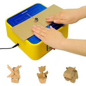 lot 23140 image:  Kid Safe Cardboard Cutter  Safety Craft Knife for Kids  No Sharp Edge Bladeless Tool for DIY STEM Projects, Cardboard Building, Homeschool Art & Upcycling Crafts