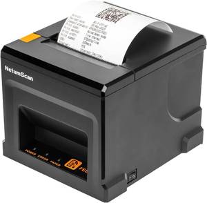 lot 23141 image: NetumScan 80mm POS Receipt Printer 300mms USB Thermal Receipt Printer with Auto Cutter Cash Drawer, USB Ethernet Interface,Support WindowsMacLinux, Restaurant Kitchen Printer for ESCPOS,NS8360L