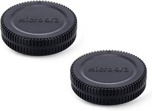 lot 23152 image: JJC 2-Pack Body Cap & Rear Lens Cap Cover Kit for Olympus OM-5 OM-3 OM-1 Mark II E-M1 E-M5 E-M10 E-M1X,Panasonic G9 II G7 G85 G95 GH7 GH6 GH5 GH4 GX9 GX8 GX85 & More Micro 43 Mount Cameras & Lenses