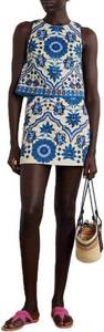 lot 23188 image: ksotutm Sexy 2 Piece Skirt Set Floral Sleeveless Top and Mini Skirt Summer Vacation Going Out Boho Outfits SIZE S