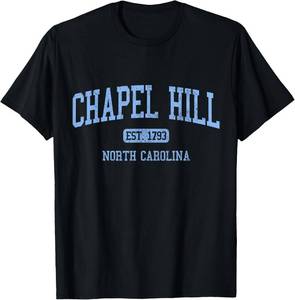 lot 23253 image: Chapel Hill North Carolina Vintage Pride Sports T-Shirt SIZE XL