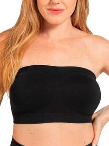 lot 26032 image: Truekind Wireless Strapless Bra, Bandeau Bra, Small to Plus Size Strapless Bras for Women, Tube Top Size XL