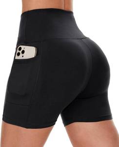 lot 26104 image: CAMPSNAIL Biker Shorts Women with Pockets - 358 High Waisted Workout Spandex Tummy Control Gym Running Yoga Shorts Size Large-XL