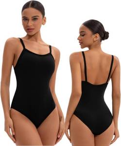 lot 26179 image: Seamless Women and Girls Ballet Dance Leotards Costume camisole leotard Undergarment Gymnastic Leotard, Size Small