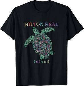 lot 26297 image: JCombs Hilton Head Island, SC, Sea Turtle T-Shirt T-Shirt SIZE XL