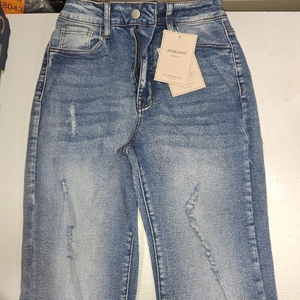 lot 26320 image: PEIHOT WOMENS JEANS FASION WITHIN REACH SIZE SMALL