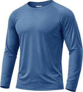 lot 26321 image: Boladeci Mens UPF 50 Sun Protection UV SPF Shirts Long Sleeve Lightweight Quick Dry Swim T-Shirts Rash Guard SIZE L