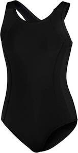 lot 26344 image: beautyin Girls Swimsuit One Piece Swimwear Athletic Competition Bathing Suit 10 years