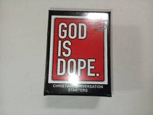 lot 21361 image: God Is Dope Christian Conversation Starters Card Game