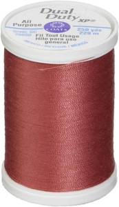 lot 21371 image: Coats Thread & Zippers S910-7860 Dual Duty XP General Purpose Thread, 250-Yard, Terracotta