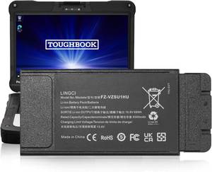 lot 26211 image: FZ-55 Battery, FZ-VZSU1HU Battery Replacement for Panasonic Toughbook 55 FZ-55 Mk1 FZ-VZSU1 10.8V 68Wh 6300mAh Li-Polymer (Not Suitable for CF-54) - Retail $149.99