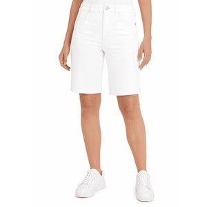 lot 26221 image: Wrangler Womens High Rise Denim Shorts, White, 10