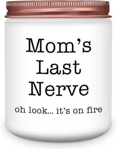 lot 26229 image: Homsolver Gifts for Mom from Daughter Son, Best Mom Gifts, Funny Mom, Birthday Thanksgiving for Mom Stepmother Adoptive Mother, Moms Last Nerve