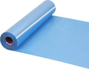 lot 26240 image: HTV Iron on Vinyl 12Inch by 12ft Roll HTV Heat Transfer Vinyl for T-Shirt HTV Vinyl Rolls for All Cutter Machine - Easy to Cut & Weed for Heat Vinyl Design (Sky Blue, 12ft)