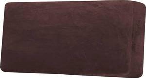 lot 26248 image: H.VERSAILTEX Velvet Stretch Individual Couch Cushion Cover Plush Cushion Slipcover for Loveseat Sofa Cushion Furniture Protector Seat Cushion Sofa Cover (1 Piece Sofa Cushion Cover, Brown)