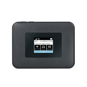 lot 26353 image: Straight Talk BLU M100 Hotspot, 5G, 8GB, Black. Prepaid Hotspot Locked to Straight Talk