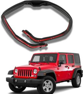 lot 26438 image: 68088040AA Hard Top Roof Seal Front Header Rubber Weather Stripping for Jeep Wrangler JK JKU 2007-2018 Reaplace# 68088040AB D4140 Hardtop Weatherstrip Sealing Gasket Kit