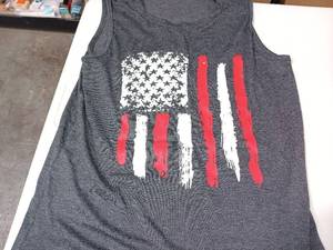 lot 13573 image: Womens Tank Tops Summer T Shirts Sleeveless Casual Loose Tunic Blouses 2026 Size Medium