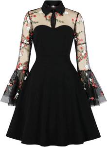 lot 26611 image: Womens Vintage Polka Dot 1950s Audrey Retro Rockabilly Prom Dress 50s 60s A-Line Cocktail Party Swing Dress SIZE XL