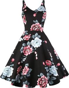 lot 26672 image: GOOBGS Womens 1950s Retro Vintage Spaghetti Strap Cocktail Swing Dresses with Pockets Size XL