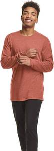 lot 26727 image: C9 Champion Mens Soft Train Long Sleeve T-Shirt, Heather Cinnamon Brown, Soze XL