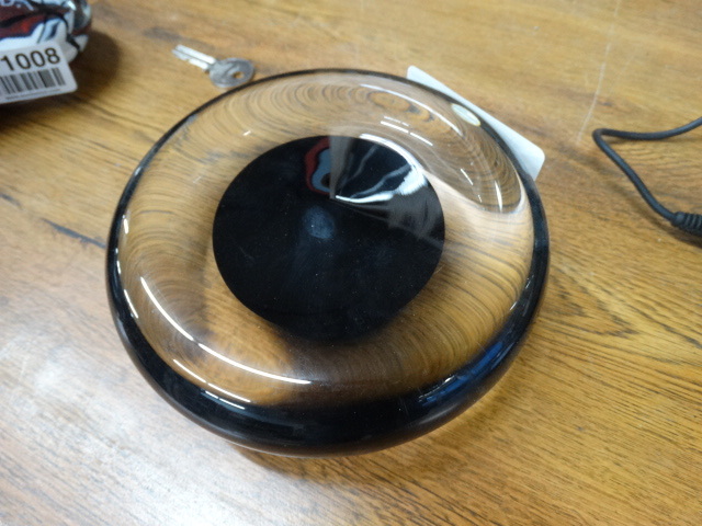 lot 1007 image: Blown glass paper weight