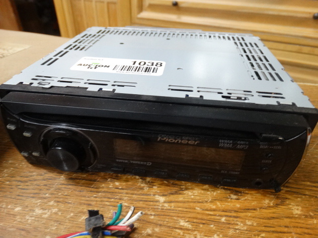 lot 1038 image: Pioneer car audio WMAMP3-CD player