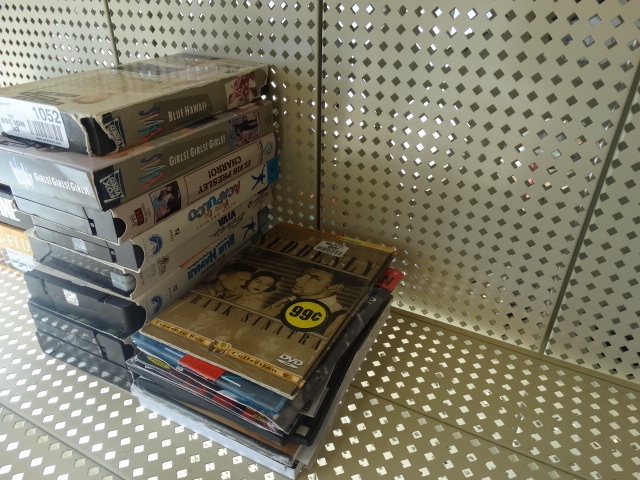 lot 1052 image: Lot of various VHS DVDs