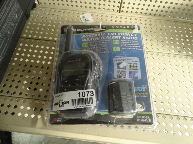 lot 1073 image: Midland portable weather emergency radio