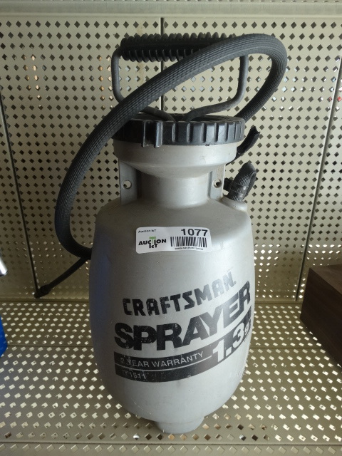 lot 1077 image: Craftsman sprayer