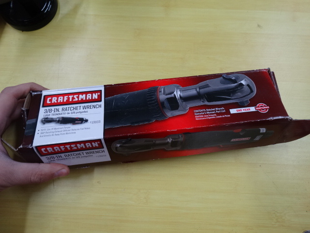 lot 1129 image: Craftsman 38 in air ratchet wrench