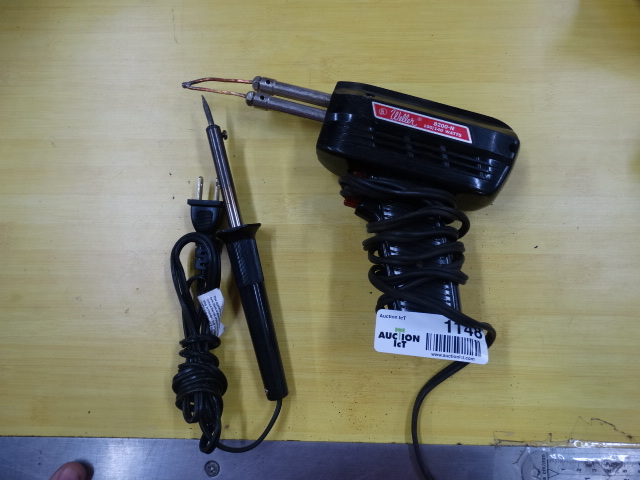lot 1148 image: Soldering iron and Weller Soldering Gun