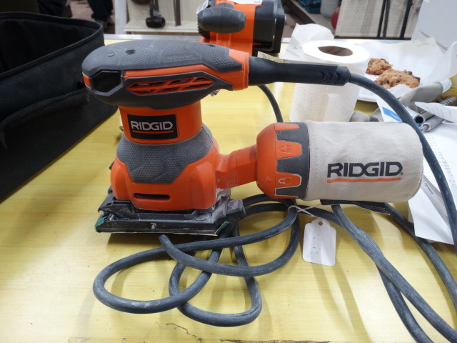 lot 1167 image: Ridgid palm sander