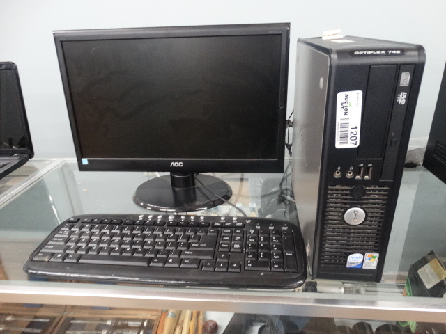 lot 1207 image: Dell Optiplex 745 computer
