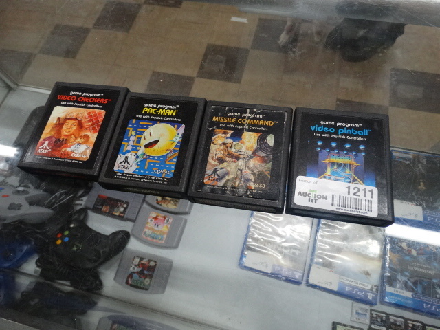 lot 1211 image: 4 atari games